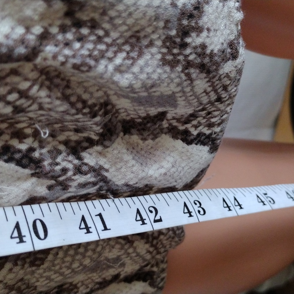 Vici Python Print Wrap Style Midi Dress S - image 7